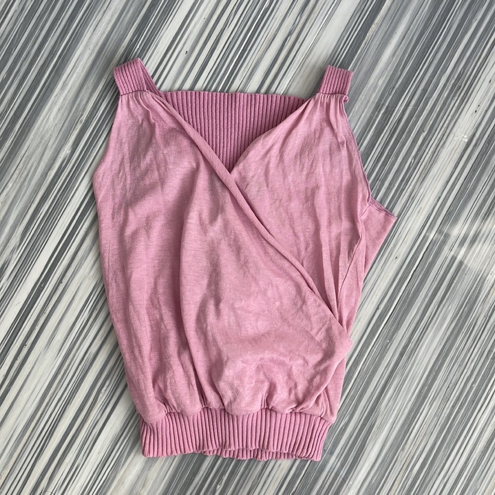 Orchid purple knit top